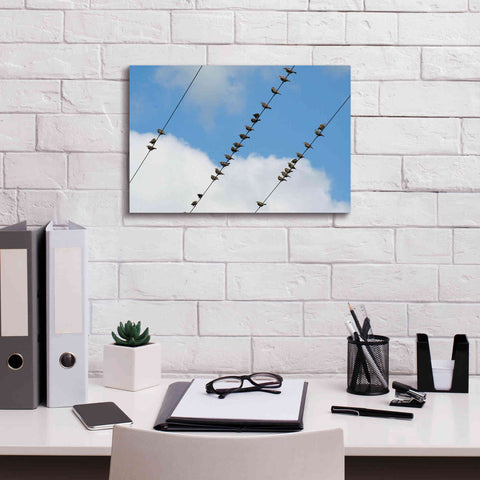 Image of 'Humanwatching' by Epic Portfolio, Giclee Canvas Wall Art,18x12