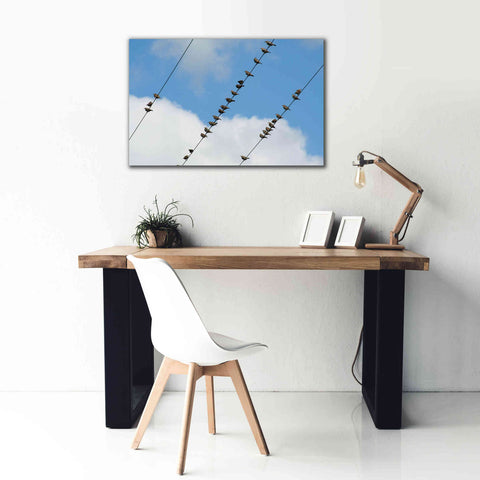 Image of 'Humanwatching' by Epic Portfolio, Giclee Canvas Wall Art,40x26