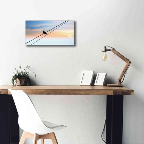 Image of 'Sunset Watching' by Epic Portfolio, Giclee Canvas Wall Art,24x12