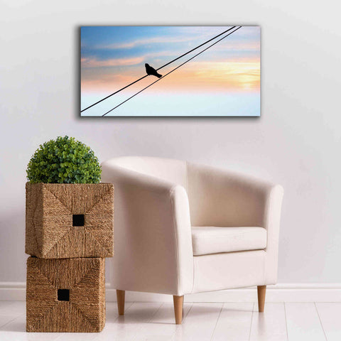 Image of 'Sunset Watching' by Epic Portfolio, Giclee Canvas Wall Art,40x20