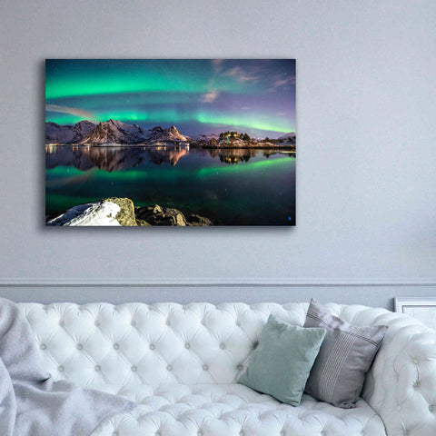 Image of 'Northern Light Aurora Borealis' by Epic Portfolio, Giclee Canvas Wall Art,60x40