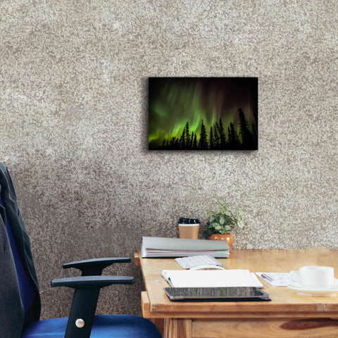 Image of 'Northern Lights 2' by Epic Portfolio, Giclee Canvas Wall Art,18x12