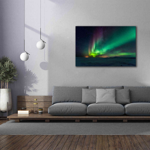 Image of 'Northern Lights Aurora Borealis 3' by Epic Portfolio, Giclee Canvas Wall Art,60x40
