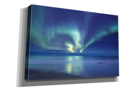 Image of 'Northern Lights In The Lofoten Islands Norway 7' by Epic Portfolio, Giclee Canvas Wall Art