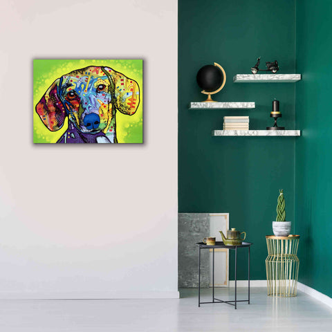 Image of 'Dachshund' by Dean Russo, Giclee Canvas Wall Art,34x26