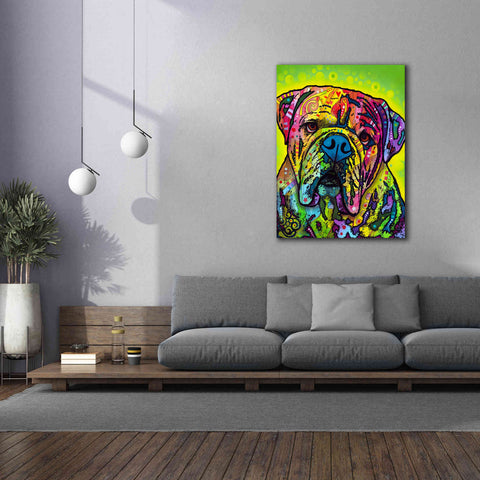 Image of 'Hey Bulldog' by Dean Russo, Giclee Canvas Wall Art,40x54