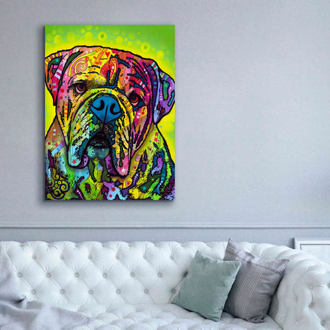 Image of 'Hey Bulldog' by Dean Russo, Giclee Canvas Wall Art,40x54
