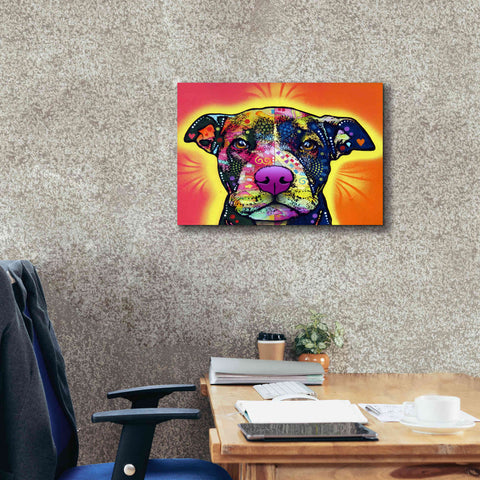Image of 'Love A Bull' by Dean Russo, Giclee Canvas Wall Art,24x20