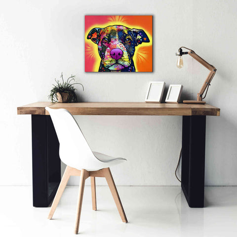 Image of 'Love A Bull' by Dean Russo, Giclee Canvas Wall Art,24x20