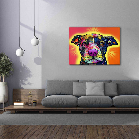 Image of 'Love A Bull' by Dean Russo, Giclee Canvas Wall Art,54x40