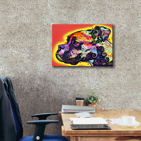 Image of 'Profile Boxer' by Dean Russo, Giclee Canvas Wall Art,24x20