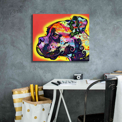Image of 'Profile Boxer' by Dean Russo, Giclee Canvas Wall Art,24x20