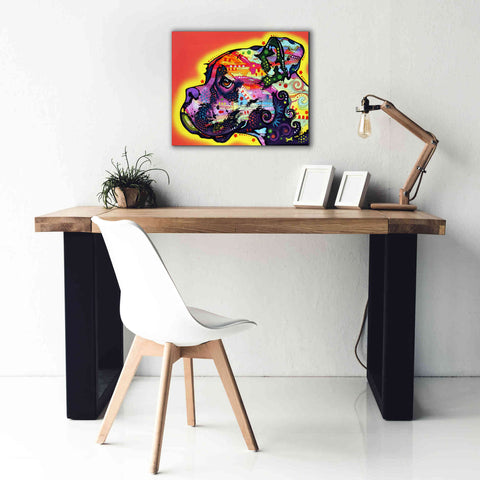 Image of 'Profile Boxer' by Dean Russo, Giclee Canvas Wall Art,24x20
