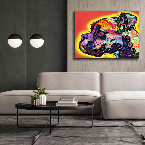 Image of 'Profile Boxer' by Dean Russo, Giclee Canvas Wall Art,54x40