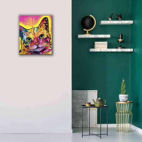 Image of 'Tilt Cat I' by Dean Russo, Giclee Canvas Wall Art,20x24