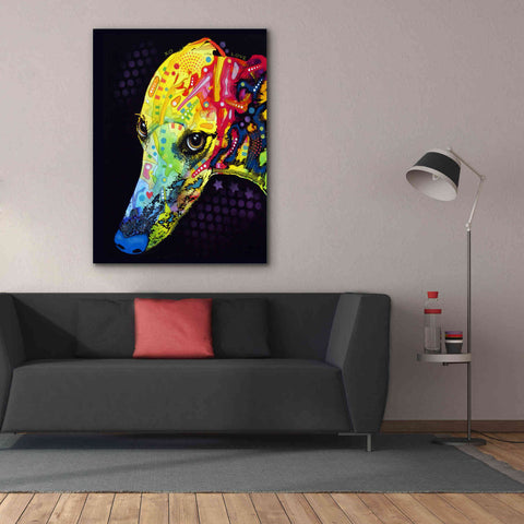Image of 'Greyhound' by Dean Russo, Giclee Canvas Wall Art,40x54