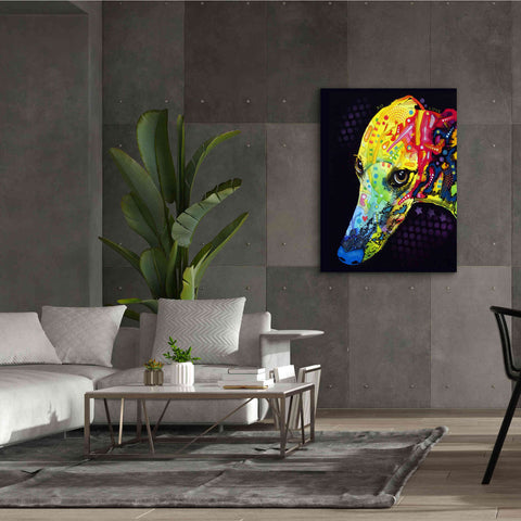 Image of 'Greyhound' by Dean Russo, Giclee Canvas Wall Art,40x54
