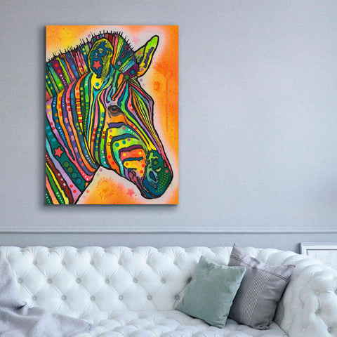 Image of 'Zebra' by Dean Russo, Giclee Canvas Wall Art,40x54