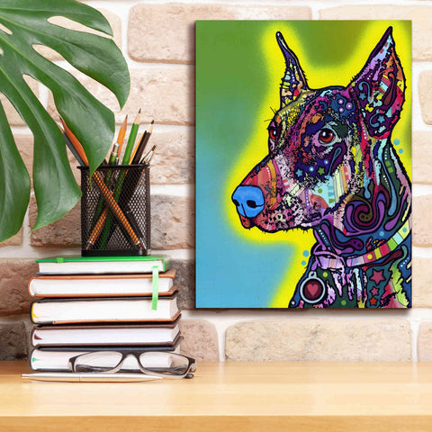 Image of 'Doberman' by Dean Russo, Giclee Canvas Wall Art,12x16