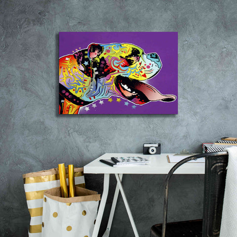 Image of 'Happy Boxer' by Dean Russo, Giclee Canvas Wall Art,26x18