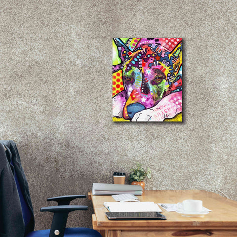 Image of 'Lying Dane' by Dean Russo, Giclee Canvas Wall Art,20x24