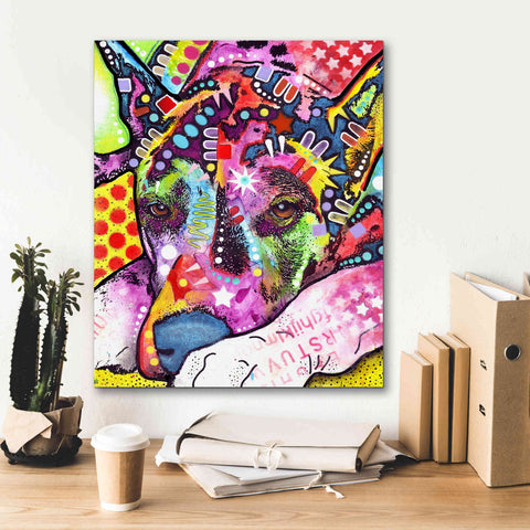 Image of 'Lying Dane' by Dean Russo, Giclee Canvas Wall Art,20x24
