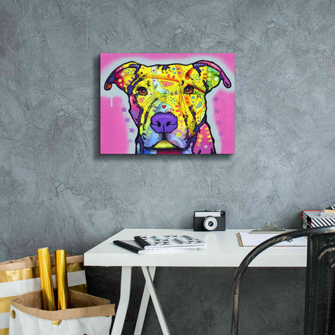 Image of 'Focused Pit' by Dean Russo, Giclee Canvas Wall Art,16x12