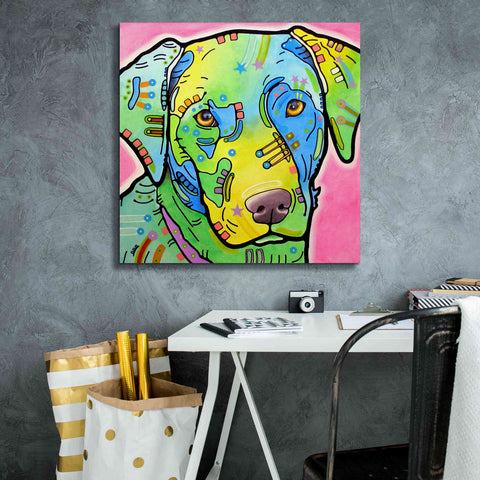 Image of 'Labrador' by Dean Russo, Giclee Canvas Wall Art,26x26