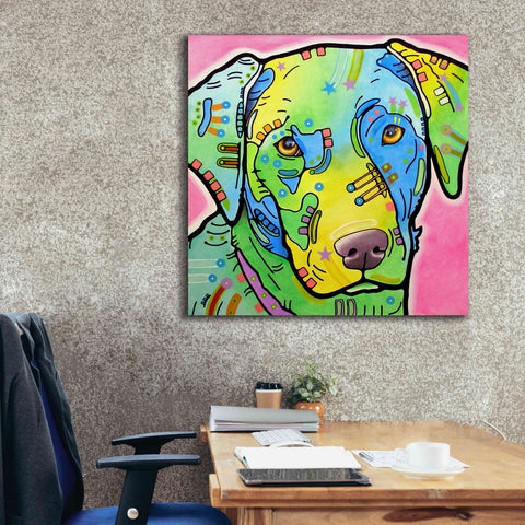 Image of 'Labrador' by Dean Russo, Giclee Canvas Wall Art,37x37