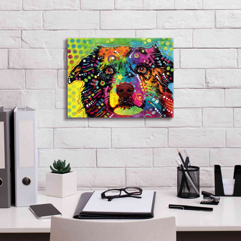 Image of 'Straight Aussie' by Dean Russo, Giclee Canvas Wall Art,16x12