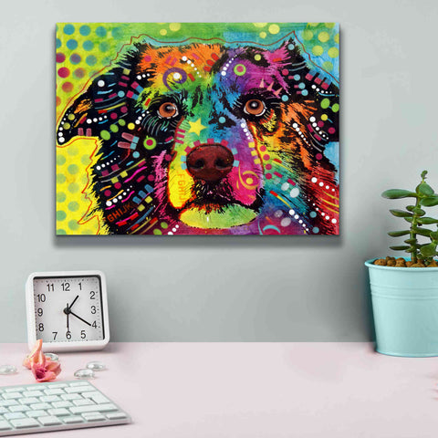 Image of 'Straight Aussie' by Dean Russo, Giclee Canvas Wall Art,16x12