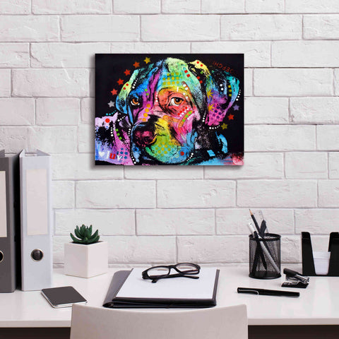 Image of 'Young Mastiff' by Dean Russo, Giclee Canvas Wall Art,16x12