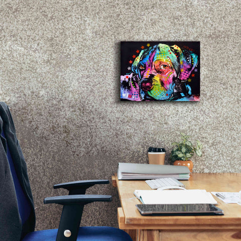 Image of 'Young Mastiff' by Dean Russo, Giclee Canvas Wall Art,16x12