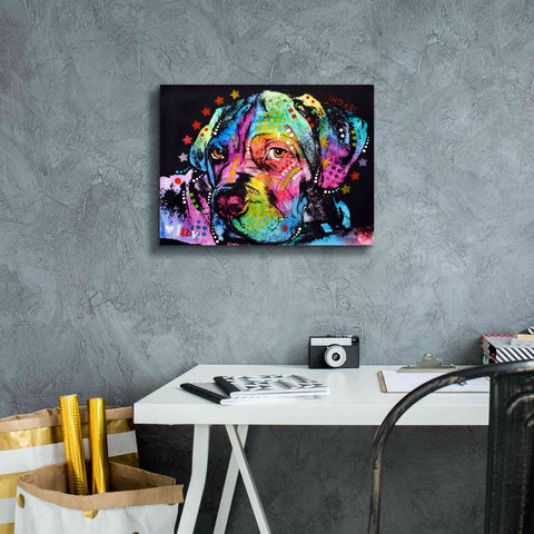 Image of 'Young Mastiff' by Dean Russo, Giclee Canvas Wall Art,16x12