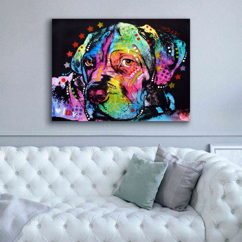 Image of 'Young Mastiff' by Dean Russo, Giclee Canvas Wall Art,54x40