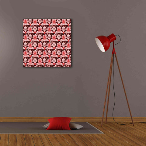 Image of 'Love A Bull Pattern 1' by Dean Russo, Giclee Canvas Wall Art,26x26