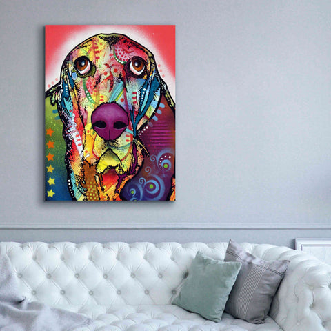Image of 'Basset 1' by Dean Russo, Giclee Canvas Wall Art,40x54