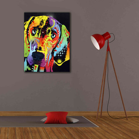 Image of 'Weimaraner' by Dean Russo, Giclee Canvas Wall Art,26x34
