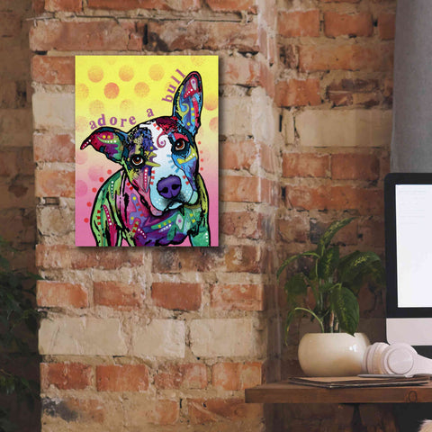 Image of 'Adoreabull' by Dean Russo, Giclee Canvas Wall Art,12x16