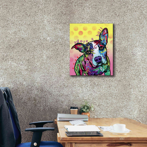 Image of 'Adoreabull' by Dean Russo, Giclee Canvas Wall Art,20x24