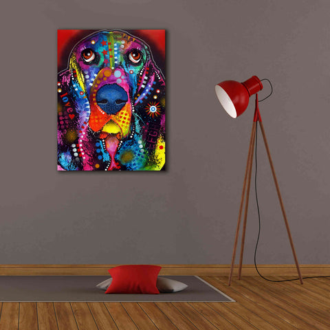 Image of 'Basset 2' by Dean Russo, Giclee Canvas Wall Art,26x34