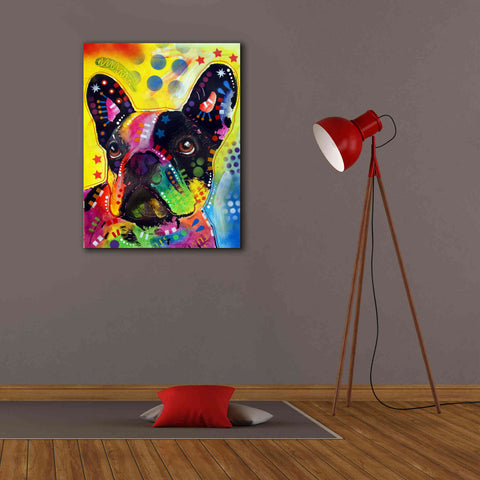 Image of 'French Bulldog 2' by Dean Russo, Giclee Canvas Wall Art,26x34