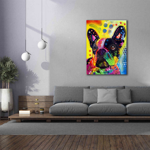 Image of 'French Bulldog 2' by Dean Russo, Giclee Canvas Wall Art,40x54