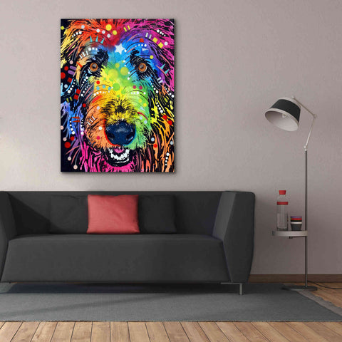 Image of 'Irish Wolfhound' by Dean Russo, Giclee Canvas Wall Art,40x54