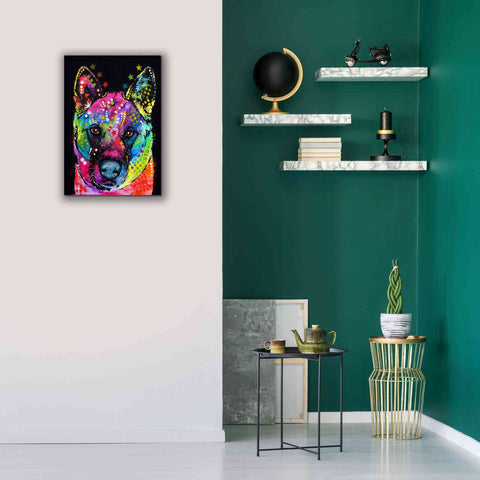 Image of 'Akita 2' by Dean Russo, Giclee Canvas Wall Art,18x26