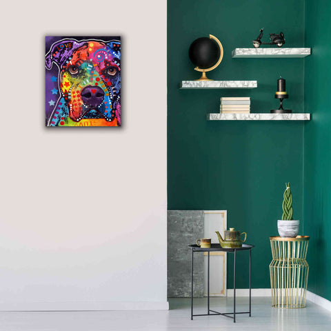 Image of 'American Bulldog 3' by Dean Russo, Giclee Canvas Wall Art,20x24