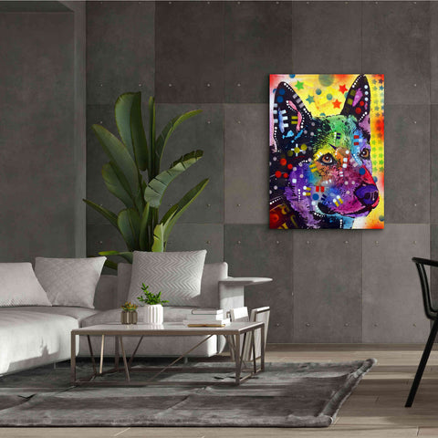 Image of 'Aus Cattle Dog' by Dean Russo, Giclee Canvas Wall Art,40x54