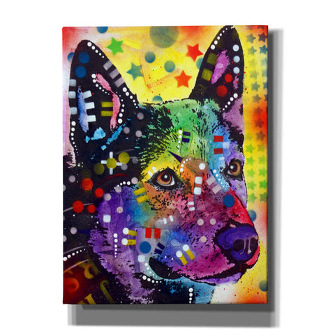 Image of 'Aus Cattle Dog' by Dean Russo, Giclee Canvas Wall Art