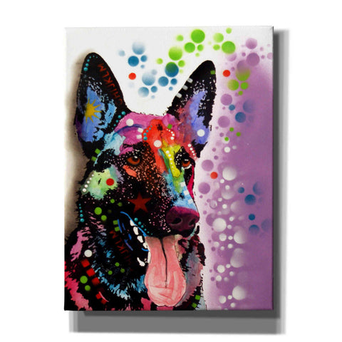 Image of 'German Shepherd 2' by Dean Russo, Giclee Canvas Wall Art