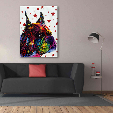 Image of 'Profile Boxer 2' by Dean Russo, Giclee Canvas Wall Art,40x54